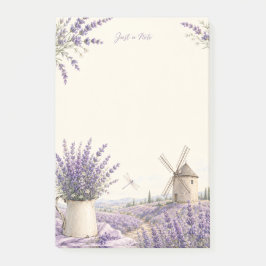 Nur eine Notiz Provence Lavendel Windmühle