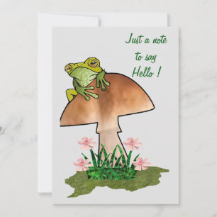 nur eine Notiz um Hallo zu sagen! Feiertagskarte