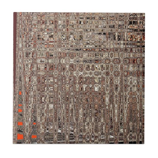 Nur eine Orangennote Fliese (Vorderseite)