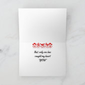 NUR EINE PERSON HAT MEIN "HERZEN" DICH GEKAUFT!!! KARTE (Innenseite)