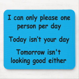 Nur eine Person Mousepad