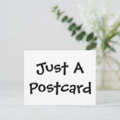 Nur eine Postkarte (Stehend Vorderseite)