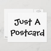 Nur eine Postkarte (Vorne/Hinten)