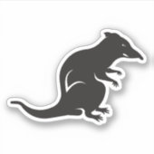 Nur eine Ratte Aufkleber (Vorderseite)