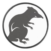 Nur eine Ratte Eishockey Puck (Vorderseite)