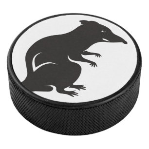 Nur eine Ratte Eishockey Puck