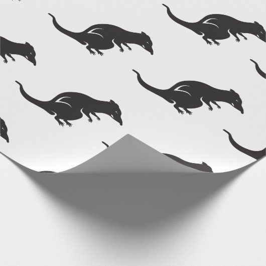 Nur eine Ratte Geschenkpapier (Ecke)