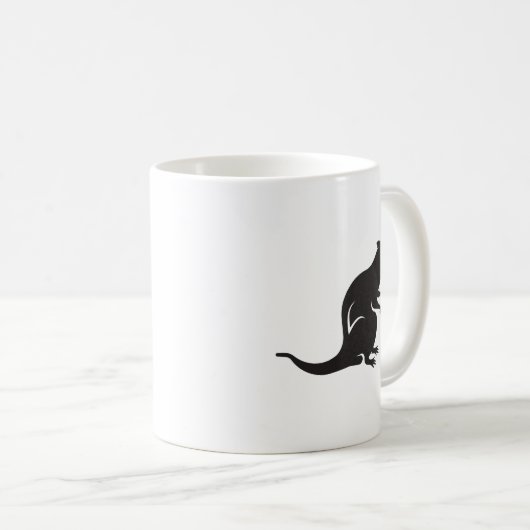 Nur eine Ratte Kaffeetasse (VorderseiteRechts)