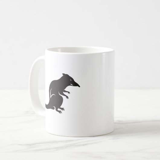 Nur eine Ratte Kaffeetasse (Vorderseite Links)