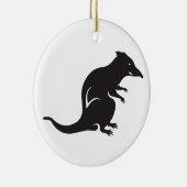 Nur eine Ratte Keramik Ornament (Rechts)