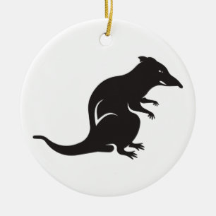Nur eine Ratte Keramik Ornament