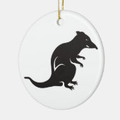 Nur eine Ratte Keramik Ornament (Links)