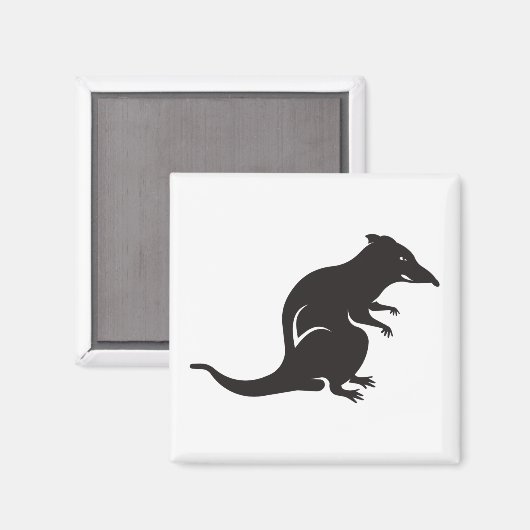 Nur eine Ratte Magnet (Vorderseite/Rückseite)