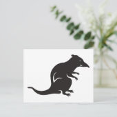 Nur eine Ratte Postkarte (Stehend Vorderseite)
