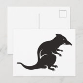 Nur eine Ratte Postkarte (Vorne/Hinten)