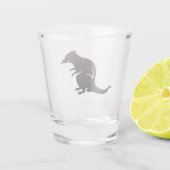 Nur eine Ratte Schnapsglas (Rückseite)