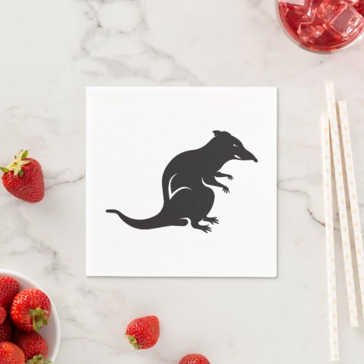 Nur eine Ratte Serviette (Beispiel)