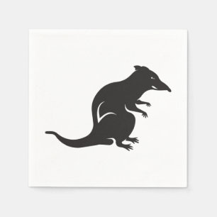 Nur eine Ratte Serviette