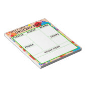 Nur eine schnelle Lebensmittelkette führt Notepad Notizblock (angewinkelt)