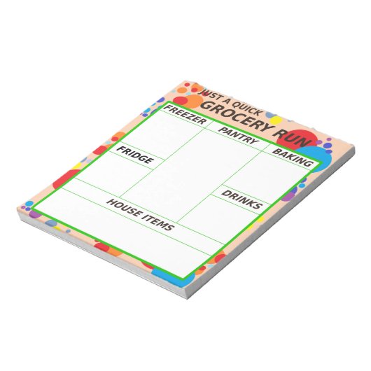 Nur eine schnelle Lebensmittelkette führt Notepad  Notizblock (Rotiert)