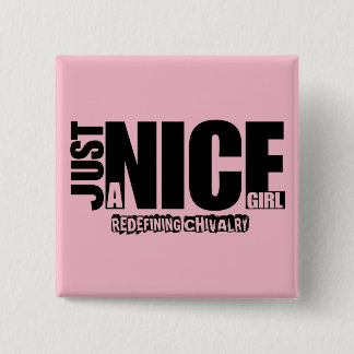 Nur eine schöne Girl-Taste Button