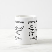 Nur eine Summierung Math Gleichung Carl Gauss Form Kaffeetasse (Mittel)