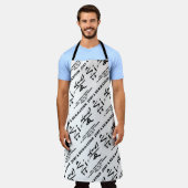 Nur eine Summierung Math Gleichung Carl Gauss Form Schürze (Getragen)