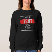 Nur eine TENT-Chic Typografie, Beruflich, lustig Sweatshirt (Vorderseite)