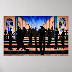 Nur eine Touch des Glamours der 20er Jahre Poster