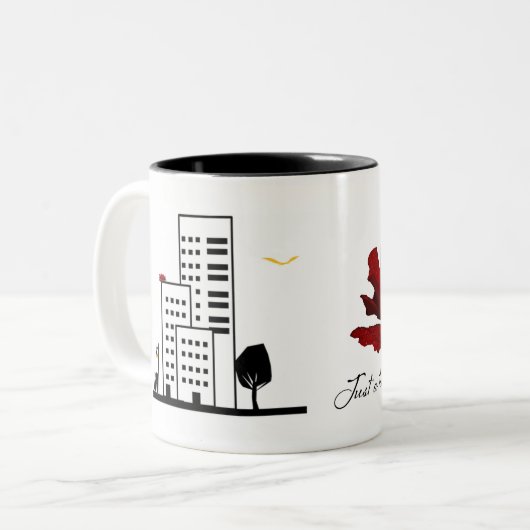 Nur eine Touch Jazz Golden Bird und Rose Tasse (Vorderseite Links)