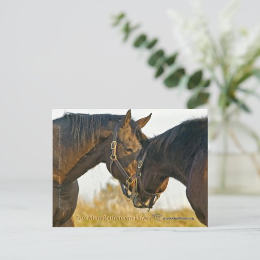 Nur eine Touch Postkarte (Stehend Vorderseite)