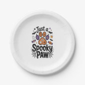 Nur eine unheimlich paw PNG, Hundebahn Pappteller (Vorderseite)