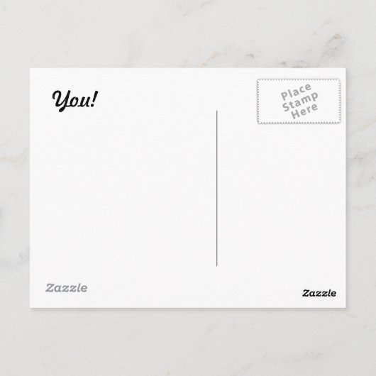 Nur eine Vermisste Postkarte (Rückseite)