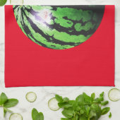 Nur eine Wassermelone (BGC transparent) Geschirrtuch (Gefaltet)