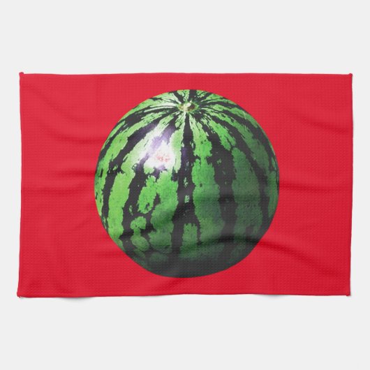 Nur eine Wassermelone (BGC transparent) Geschirrtuch (Horizontal)