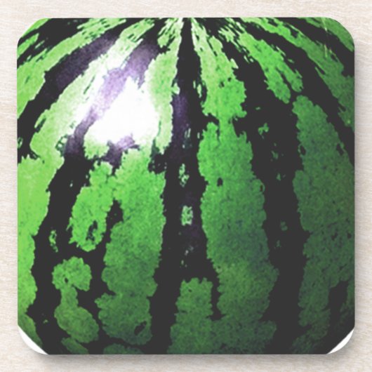 Nur eine Wassermelone (BGC transparent) Untersetzer (Vorderseite)