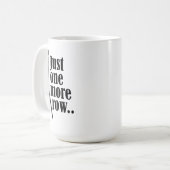 Nur eine weitere Zeile - Kaffeetasse (Vorderseite Links)