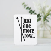 Nur eine weitere Zeile - Karte (Stehend Vorderseite)