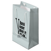 Nur eine weitere Zeile - Kleine Geschenktüte (Vorderseite Schrägansicht)