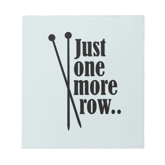 Nur eine weitere Zeile - Notizblock (Vorderseite)