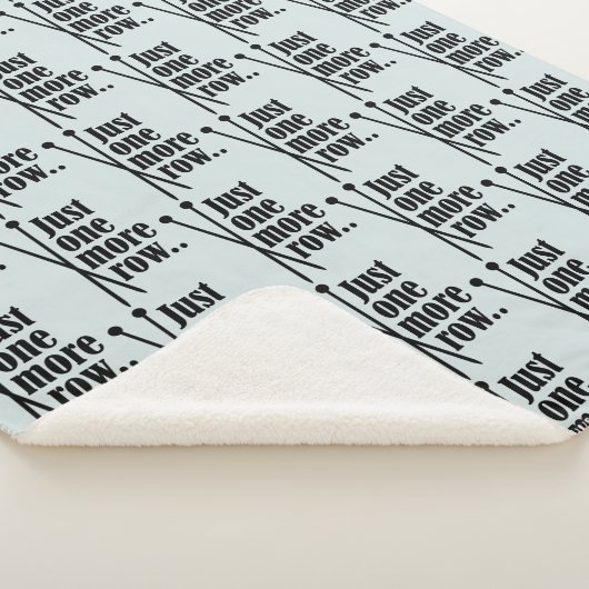 Nur eine weitere Zeile - Sherpadecke (3/4)