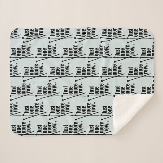 Nur eine weitere Zeile - Sherpadecke (Vorderseite (Horizontal))