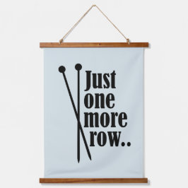 Nur eine weitere Zeile - Wandteppich Mit Holzrahmen