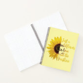 Nur eine Wildblume SpiralNotebook Notizblock (Innenseite)