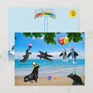 Nur eine wirklich alberne Geburtstagskarte mit Mee Postkarte