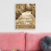 Nur einen Näheren Spaziergang mit dem Christlichen Leinwanddruck (Insitu (Wohnzimmer))