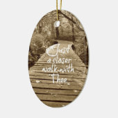 Nur einen Näheren Spaziergang mit der Hymne Keramik Ornament (Links)