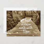 Nur einen Näheren Spaziergang mit dir Postkarte (Vorne/Hinten)