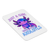 Nur einer der Axolotl liebt Magnet (Rechte Seite)