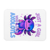 Nur einer der Axolotl liebt Magnet (Horizontal)